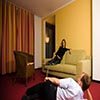 Délire dans une chambre d'hôtel